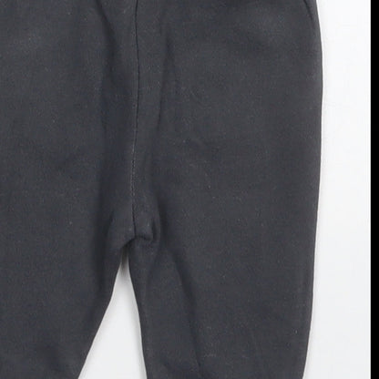 F&F Boys Grey  Cotton Sweatpants Trousers Size 3-6 Months  Drawstring