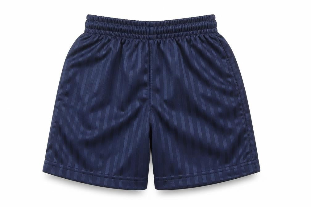 Top Sport Boys Blue Striped Polyester Sweat Shorts Size 7-8 Years  Regular Drawstring