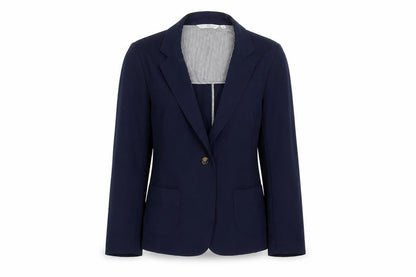 New Look Womens Blue  Polyester Jacket Blazer Size 10