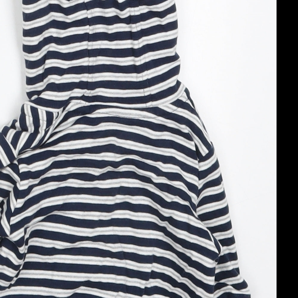 NEXT Boys Blue Striped  Jacket  Size 0-3 Months   Zip