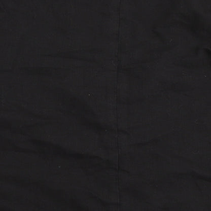 Per Una Womens Black  Cotton Jacket Blazer Size 12