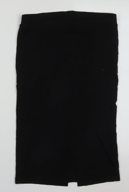 talis Womens Black  Polyester A-Line Skirt Size L