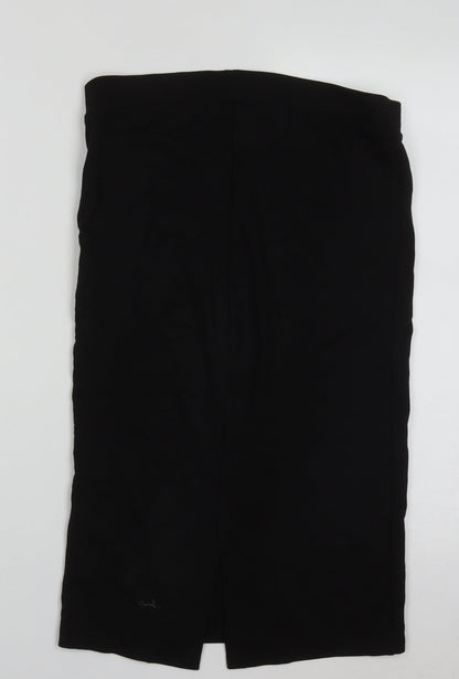 talis Womens Black  Polyester A-Line Skirt Size L