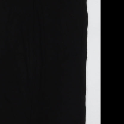 talis Womens Black  Polyester A-Line Skirt Size L