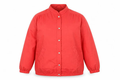 St Michael Womens Red   Jacket Coat Size 16  Button