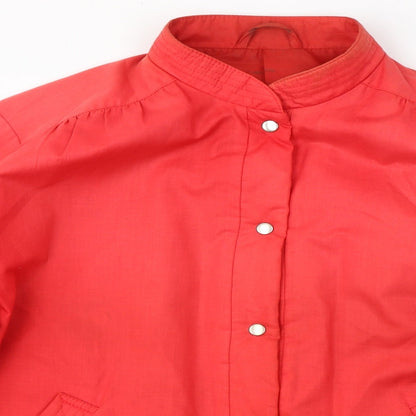 St Michael Womens Red   Jacket Coat Size 16  Button
