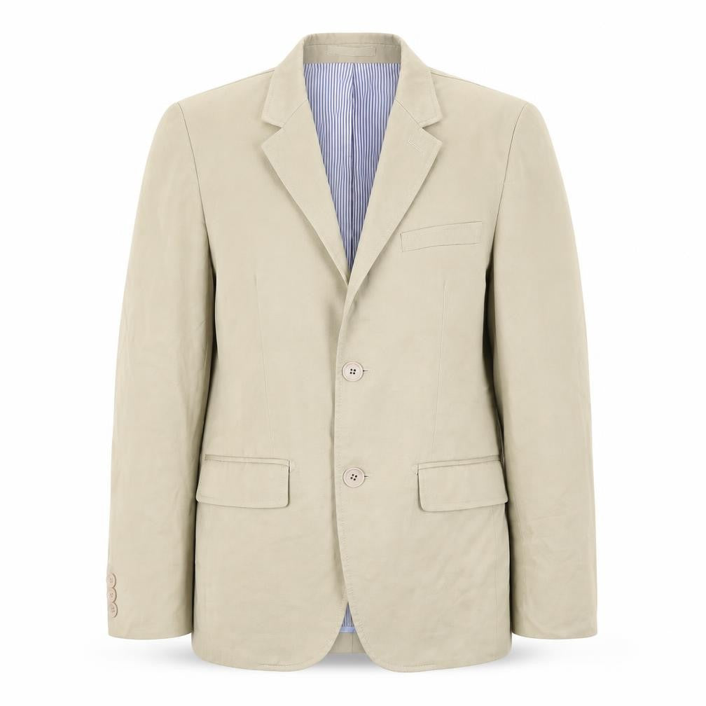 Brookfield Womens Beige  Cotton Jacket Blazer Size 12