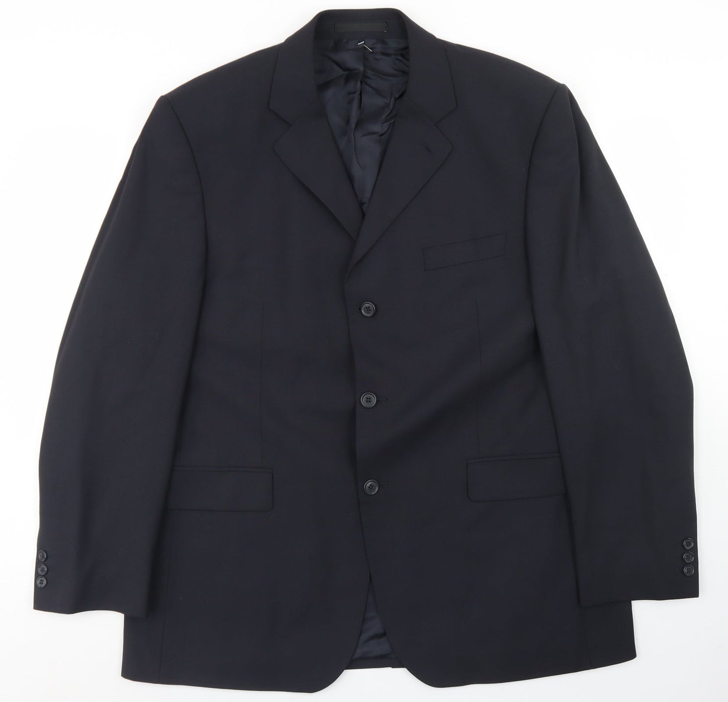 Burton Mens Blue  Polyester Jacket Blazer Size 44