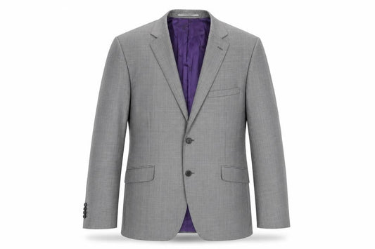 Paul Costelloe Mens Grey  Polyester Jacket Blazer Size 40