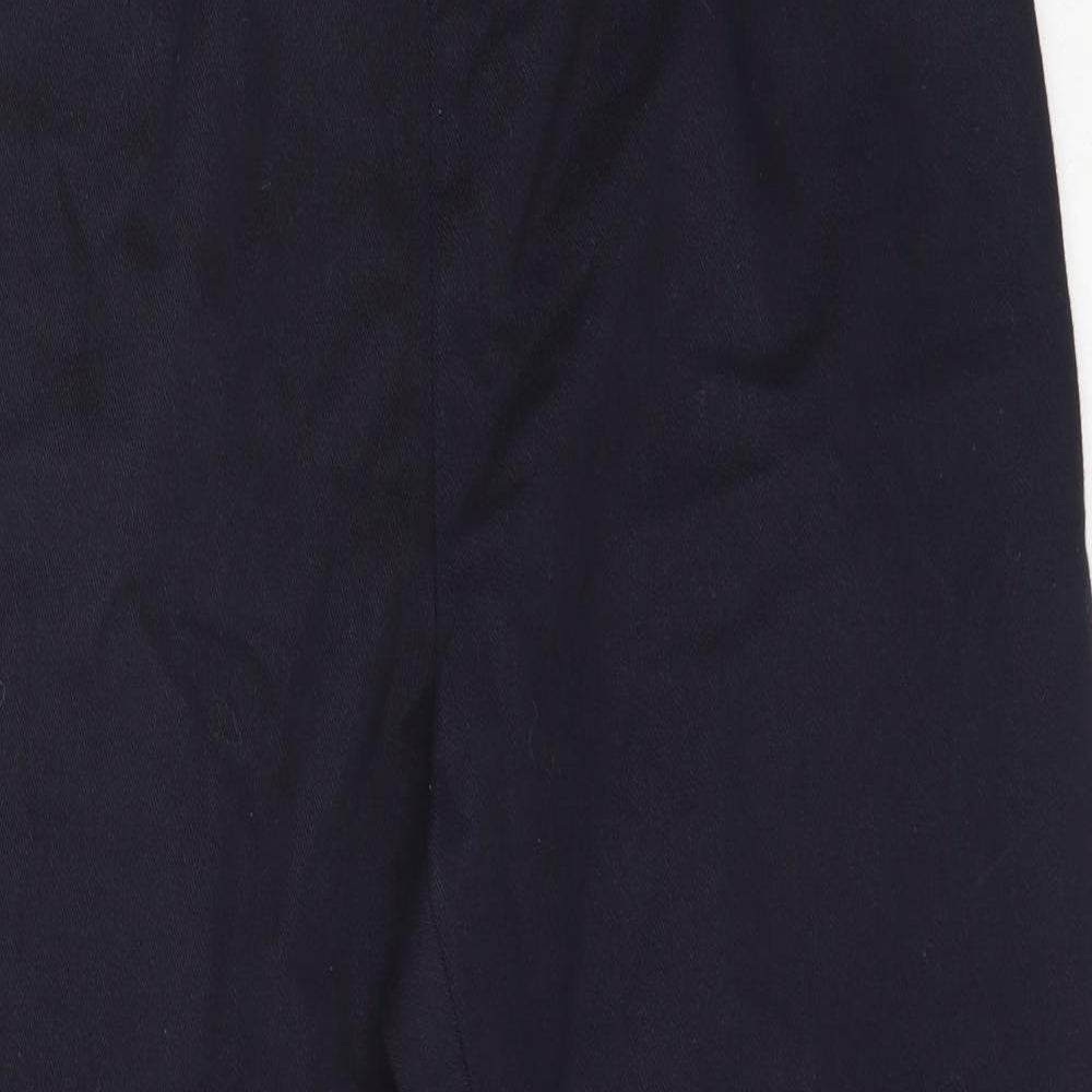 Berkertex Womens Blue  Cotton Trousers  Size 12 L22.5 in Regular