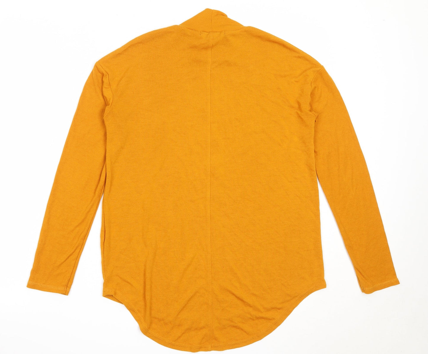 NEXT Womens Yellow High Neck  Viscose Pullover Jumper Size 6