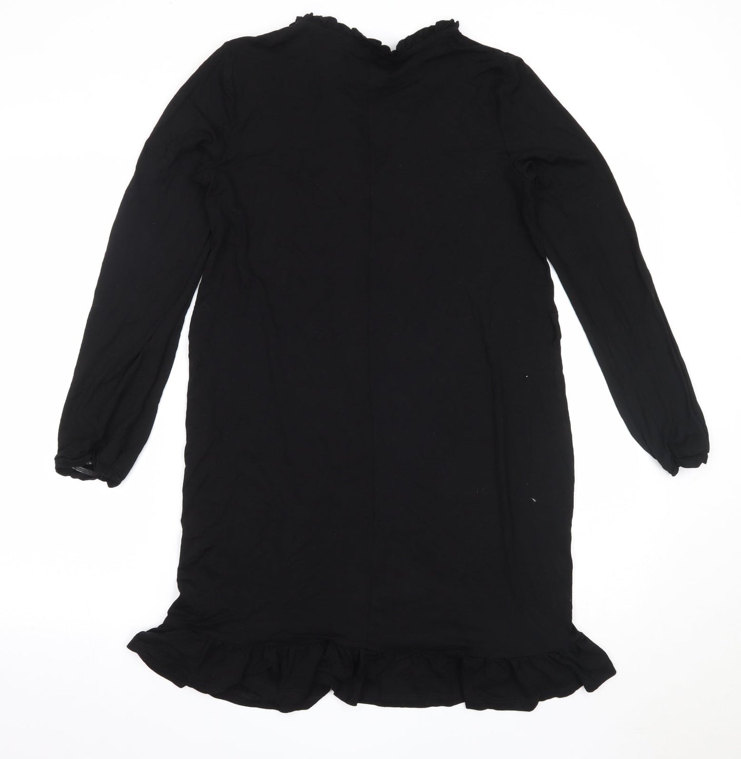 Matalan Womens Black  Viscose Trapeze & Swing  Size S  Round Neck