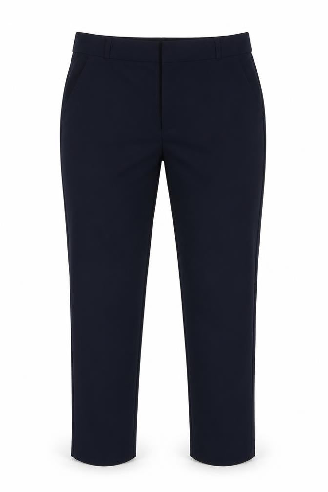 Stradivarius Womens Blue  Polyester Trousers  Size 12 L25 in Regular Hook & Eye