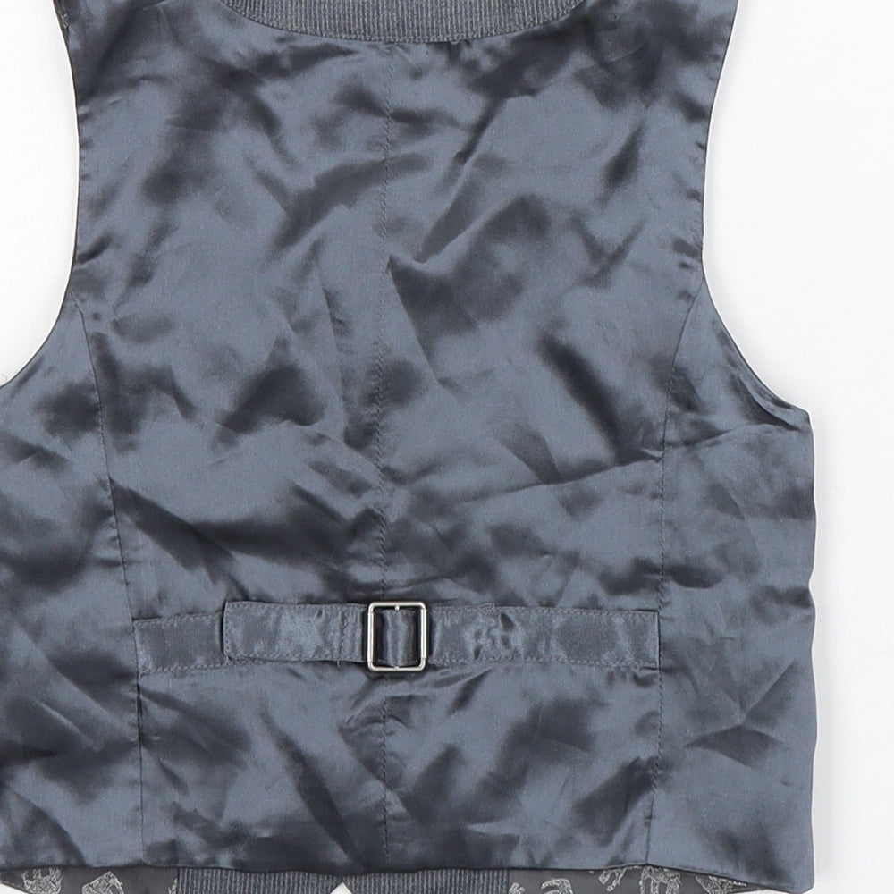 Monsoon  Boys Grey   Jacket Waistcoat Size 4 Years