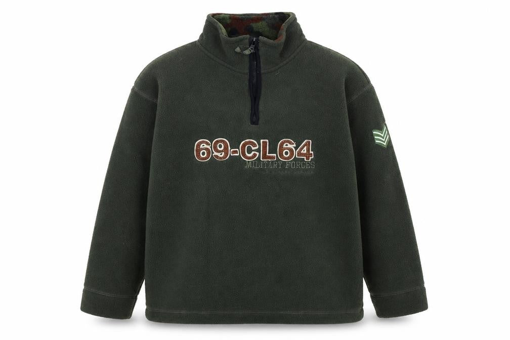 S Gear Boys Green  Polyester Pullover Sweatshirt Size 9-10 Years  Pullover