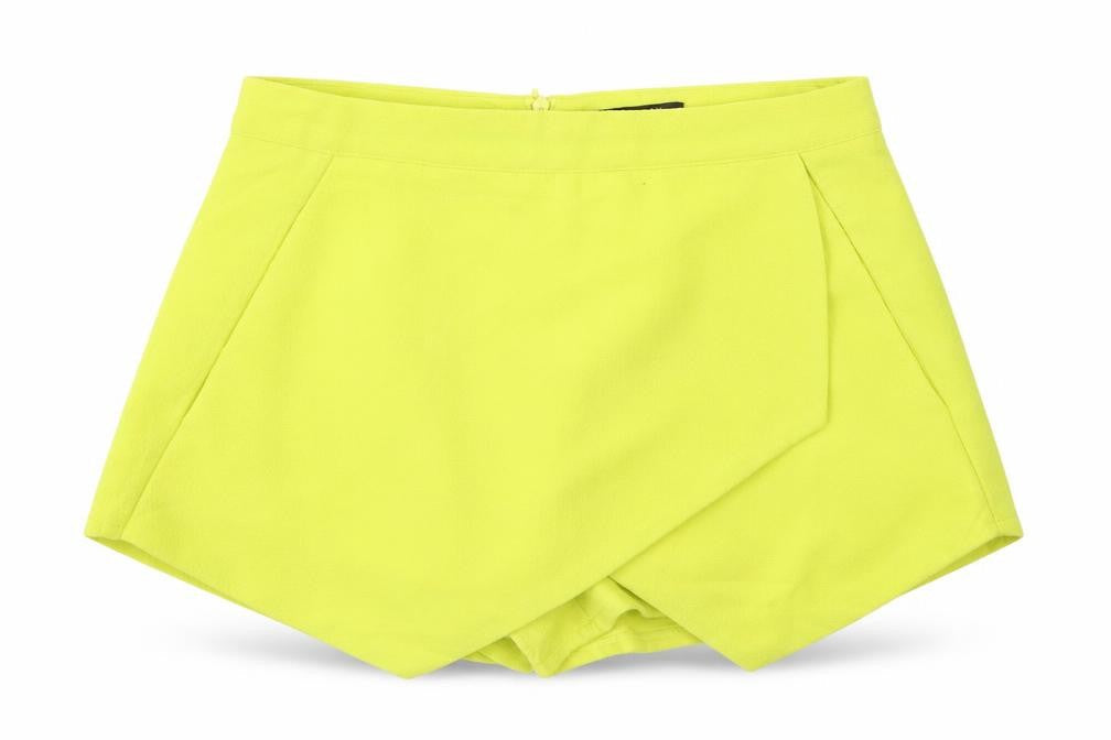 New Look Girls Green  Polyester A-Line Skort Size 12 Years  Regular Zip