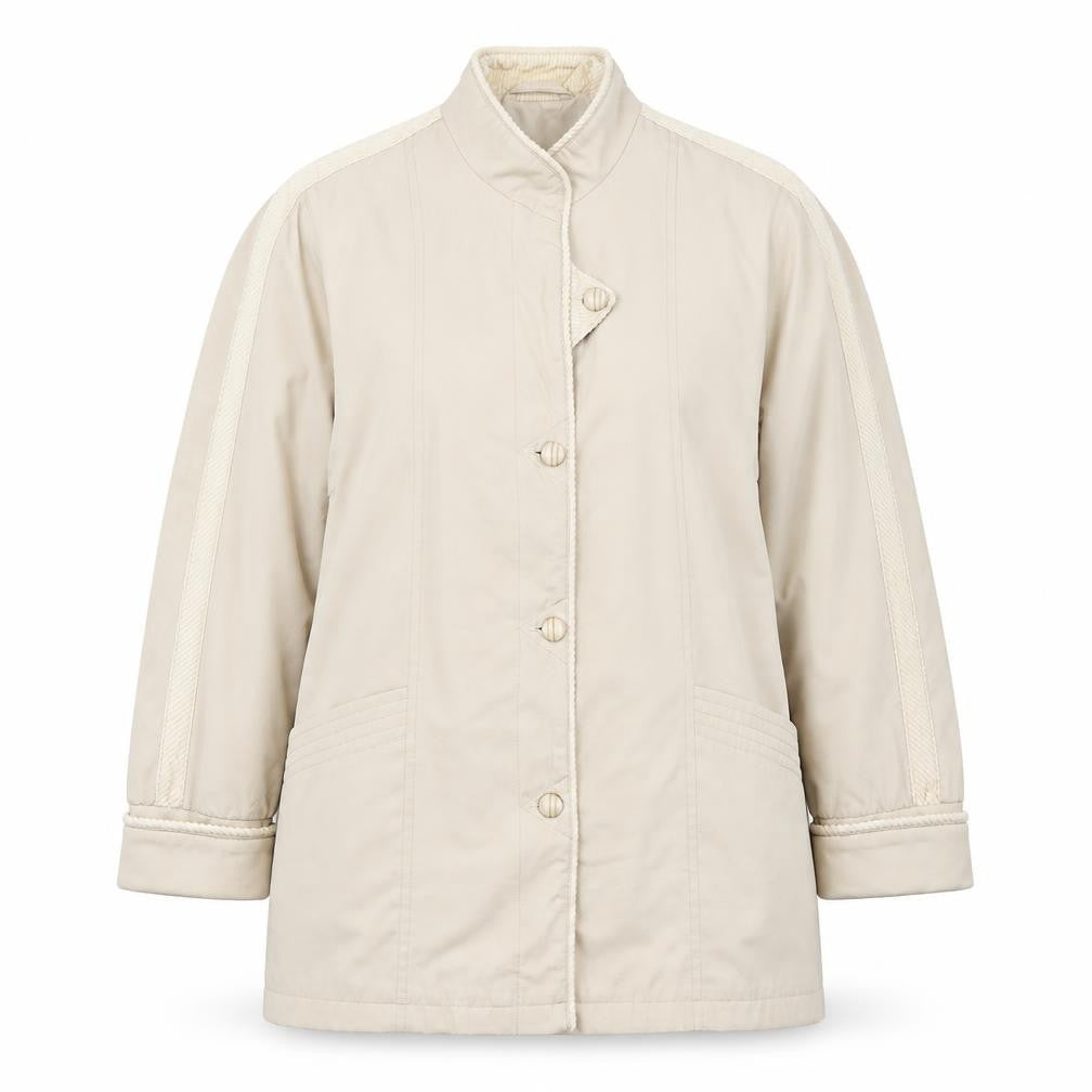 Jan Robert Womens Beige   Jacket  Size 10  Button