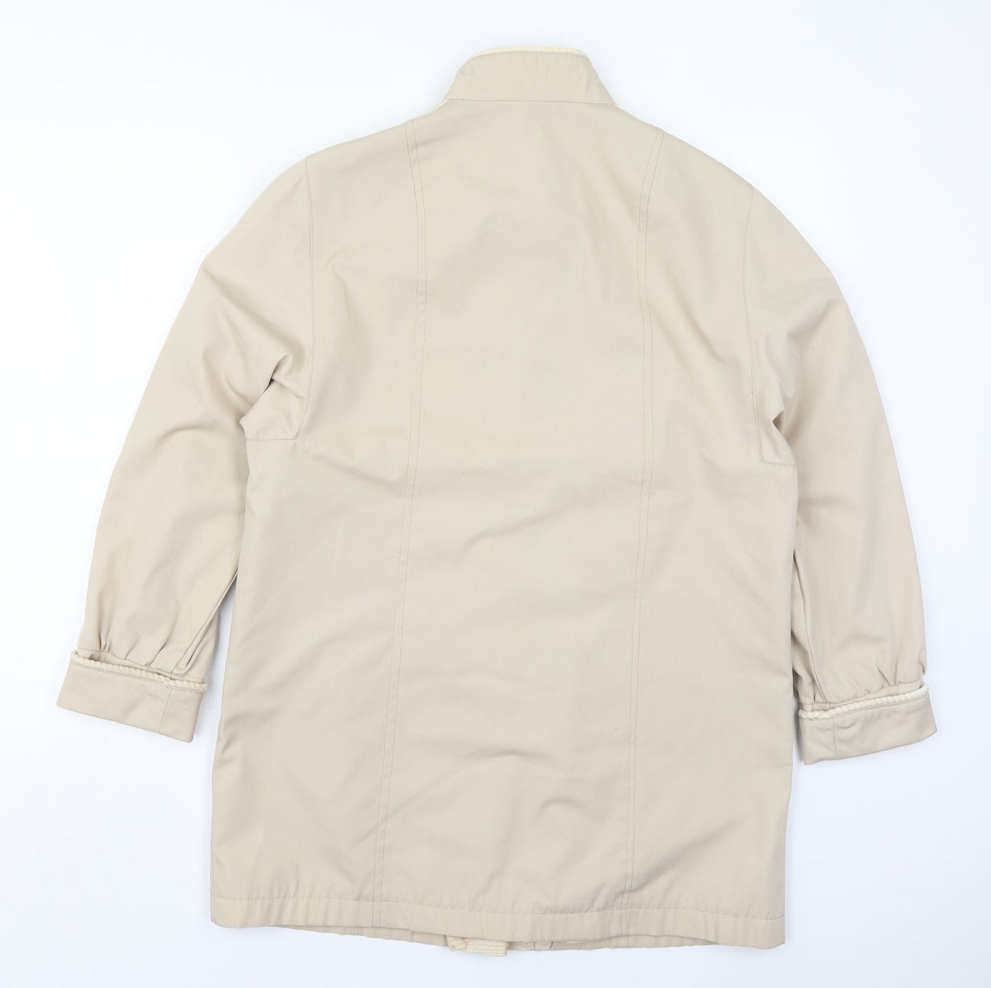 Jan Robert Womens Beige   Jacket  Size 10  Button