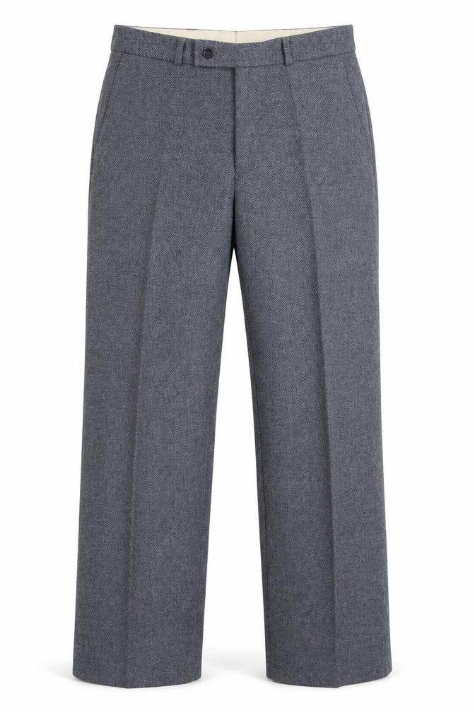 C&A Mens Blue  Polyester Dress Pants Trousers  L28 in Regular Button