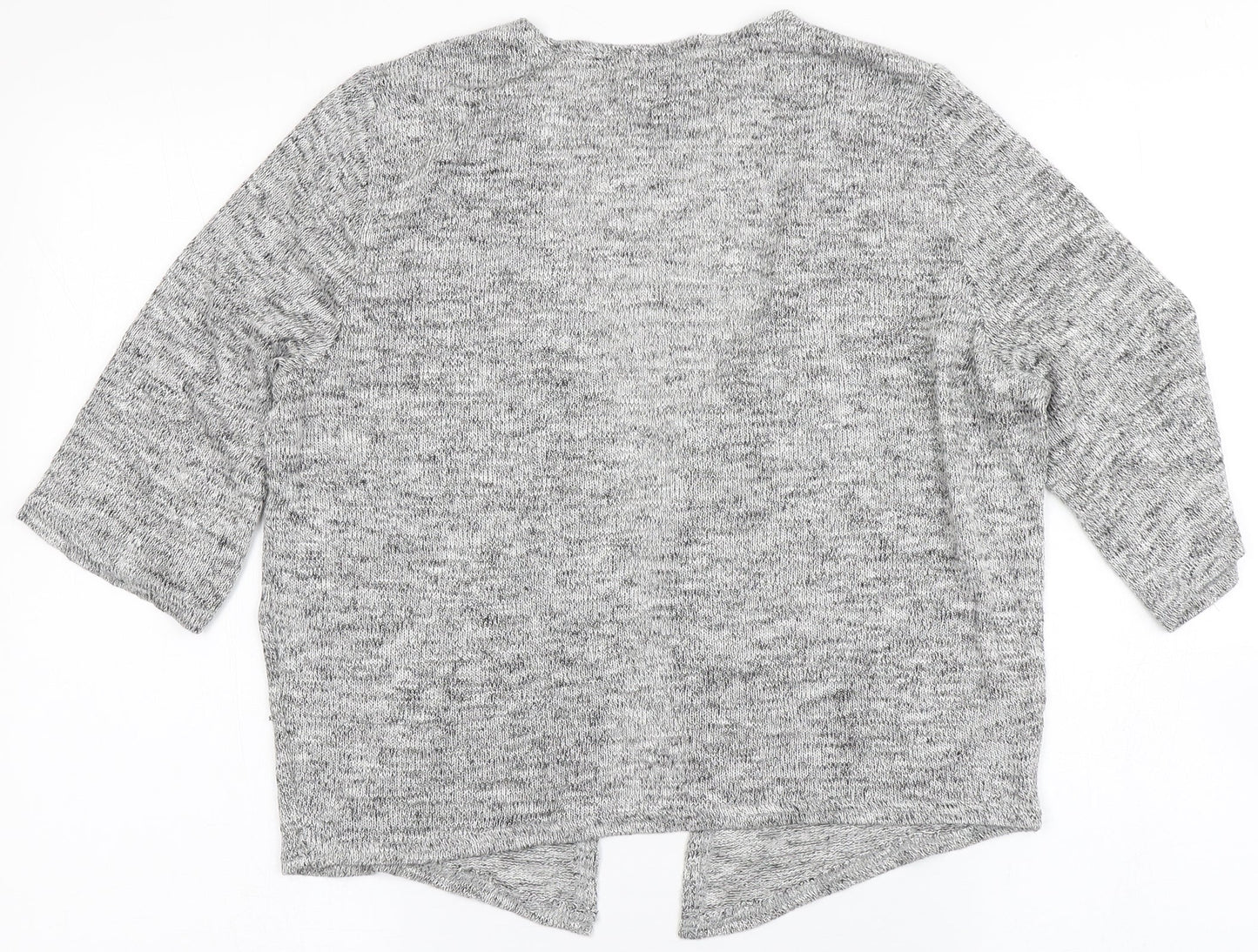 Atmosphere Womens Grey V-Neck  Viscose Shrug Jumper Size 6