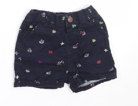 NEXT Boys Blue  Cotton Cropped Trousers Size 12-18 Months