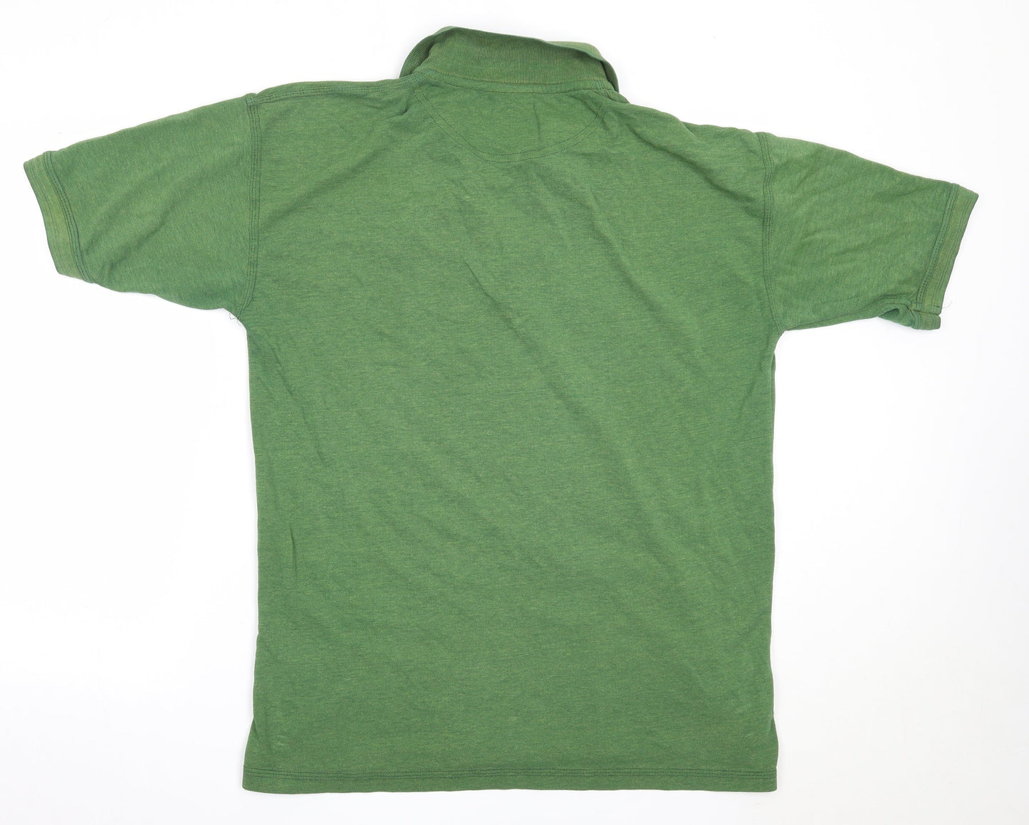 Orno Clothing Mens Green  Cotton  Polo Size L Collared
