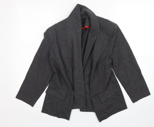 Marks & Spencer School Womens Grey  Polyester Jacket Blazer Size 14