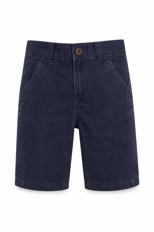 George Boys Blue  Cotton Bermuda Shorts Size 5-6 Years  Regular Buckle