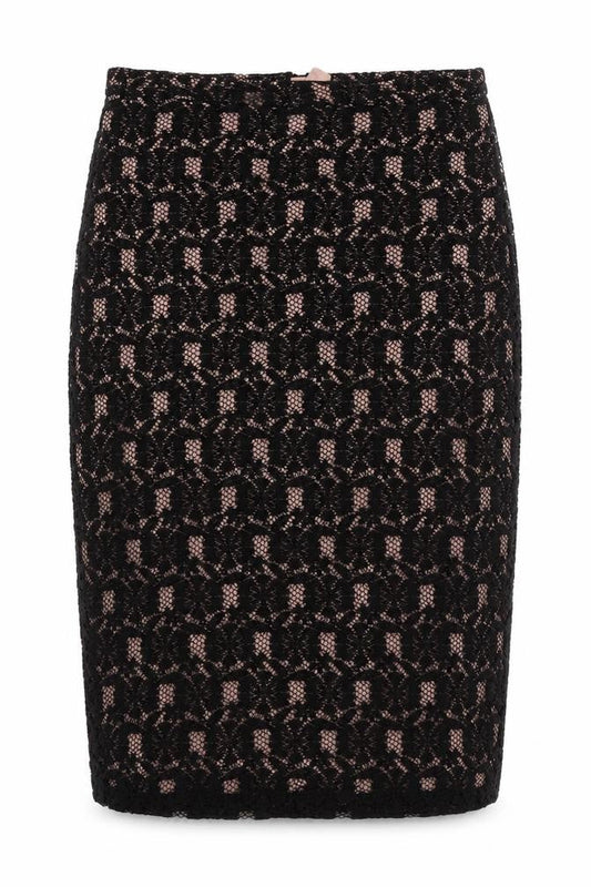 Dorothy Perkins Womens Pink Geometric Polyester A-Line Skirt Size 10   Zip