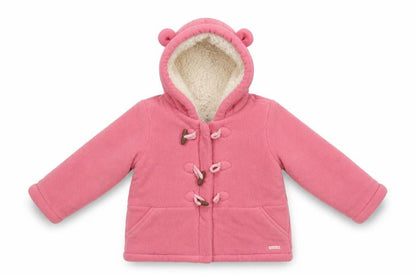 Tom Tailor Girls Pink   Basic Jacket Jacket Size 18 Months   Zip - Bear Ear Hood