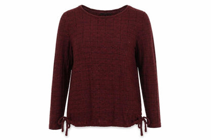 Next Womens Red Crew Neck  Viscose Pullover Jumper Size 12