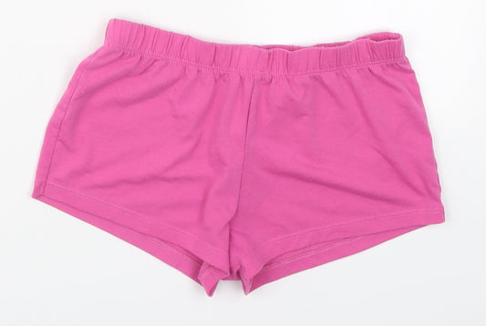 Ping Pop Girls Pink  Polyester Sweat Shorts Size 8 Years  Regular  - Sleep Shorts