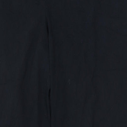 Preloved Autonomy Womens Blue  Polyester Trousers  Size 18 L31 in Regular Button - Detail