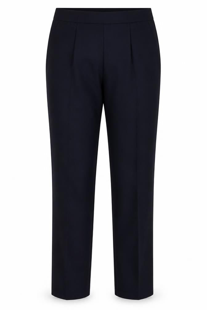 Preworn Womens Black  Polyester Trousers  Size 10 L27 in Regular