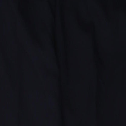 Preworn Womens Black  Polyester Trousers  Size 10 L27 in Regular