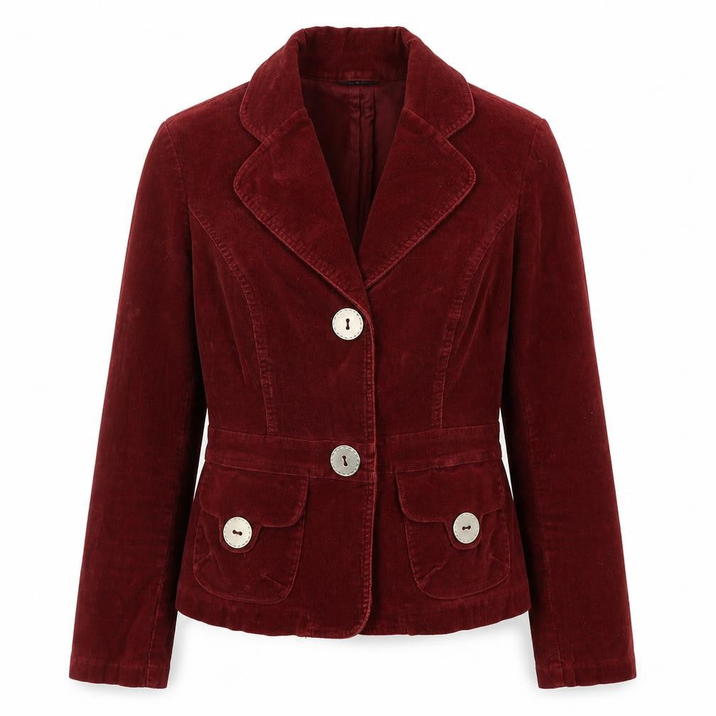 B. Moss Womens Red   Jacket Blazer Size 4