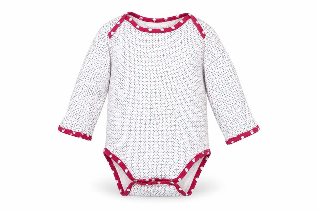 mamas & papas Baby White Geometric 100% Cotton Babygrow One-Piece Size 0-3 Months  Snap - christmas