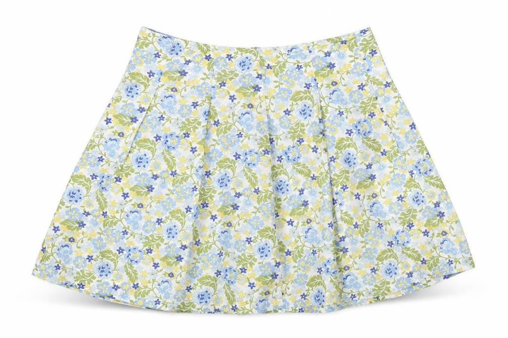 Gap Girls Multicoloured Floral Cotton Skater Skirt Size 2XL  Regular Zip