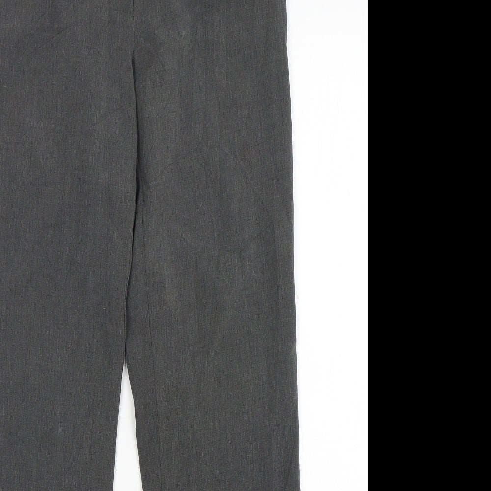 Tu-Chuzy? Womens Grey  Polyester Trousers  Size 8 L30 in Regular Zip