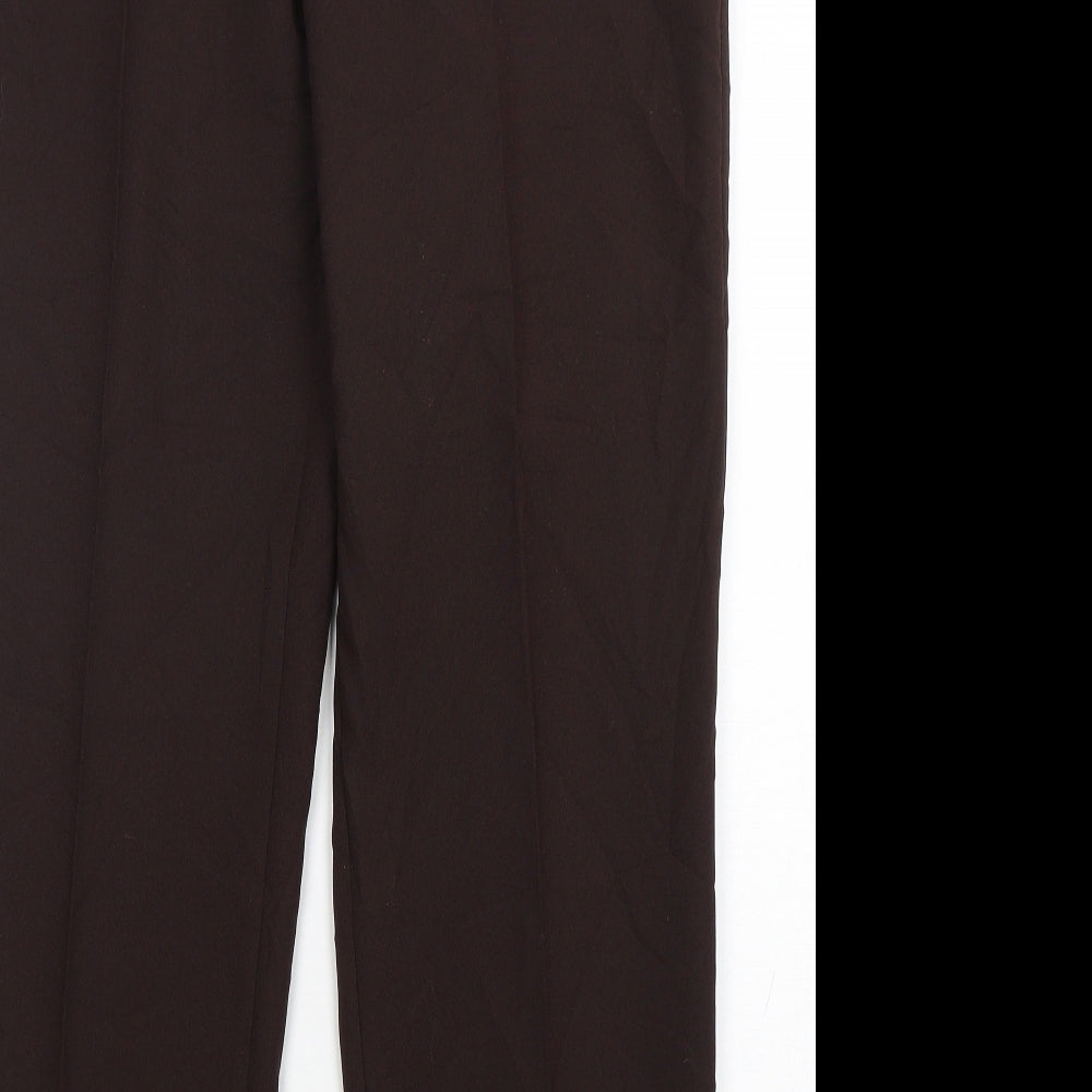 Emma Collection  Womens Brown  Polyester Trousers  Size 18 L30 in Regular