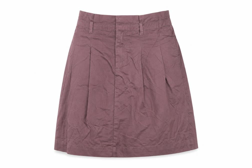 Zara Womens Purple  Cotton A-Line Skirt Size S