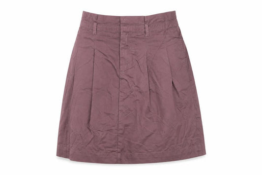 Zara Womens Purple  Cotton A-Line Skirt Size S