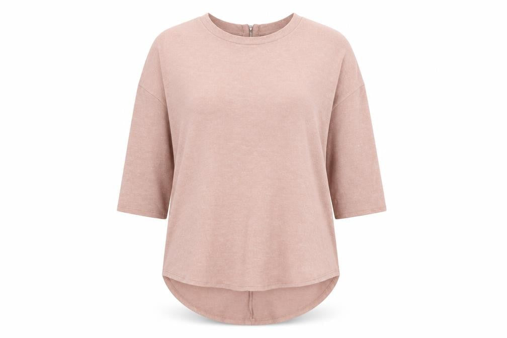 Primark Womens Pink Round Neck  Polyester Pullover Jumper Size 14
