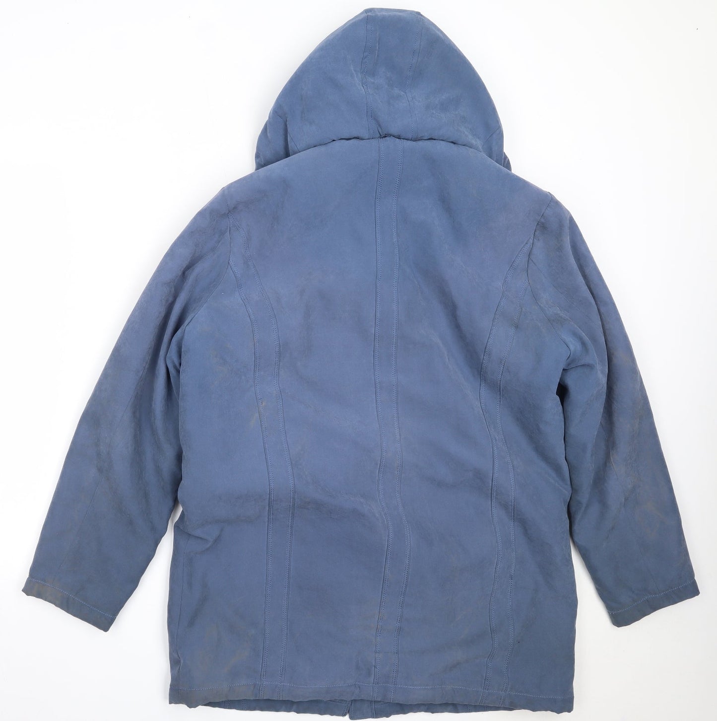 Katherine Hammond Womens Blue   Overcoat Coat Size 14