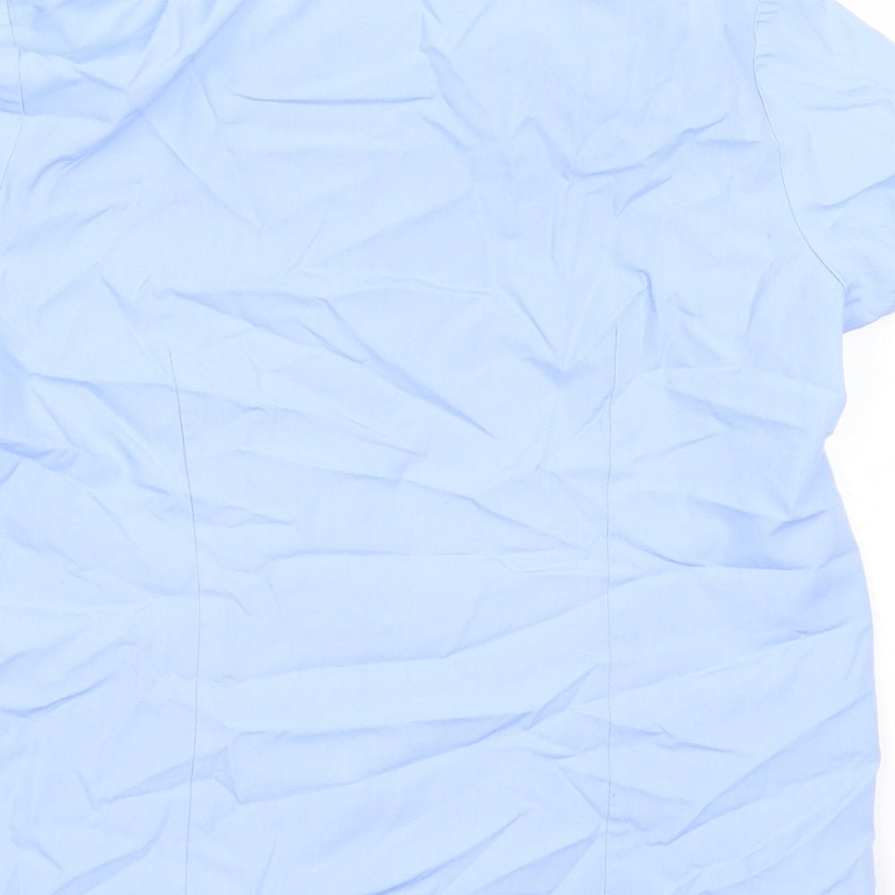 George Boys Blue  Polyester Basic Button-Up Size 8-9 Years Collared  - school