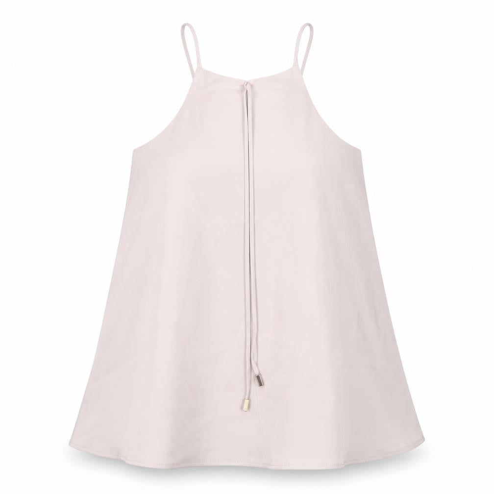 River Island Womens Grey  Polyester Camisole Blouse Size 8 Square Neck