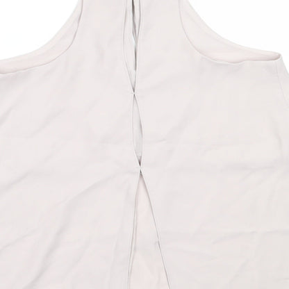 River Island Womens Grey  Polyester Camisole Blouse Size 8 Square Neck