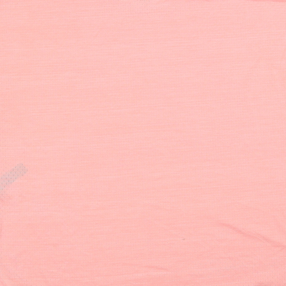 Dunnes Stores Womens Pink  Polyester Basic T-Shirt Size M Crew Neck