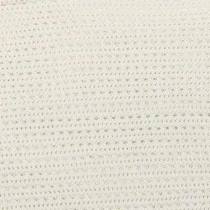 M&Co Womens Ivory Crew Neck  Acrylic Pullover Jumper Size 16