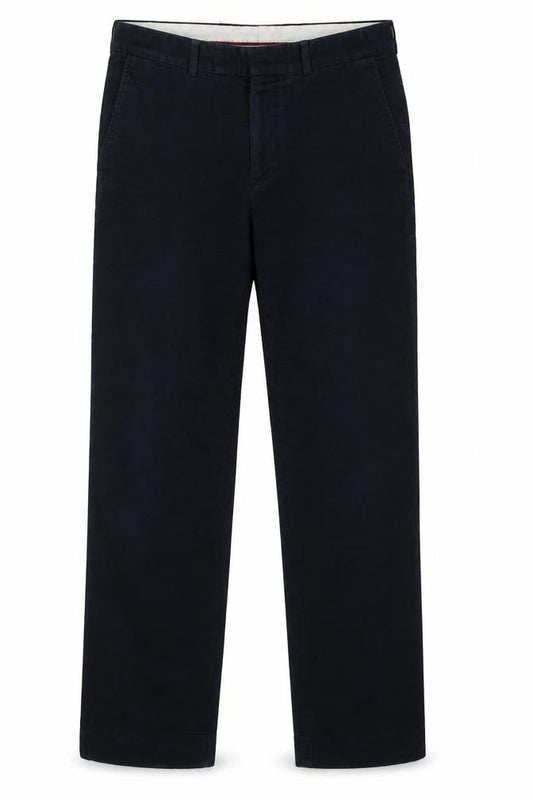 emmertex Mens Blue  Cotton Trousers  Size 34 L30 in Regular Button